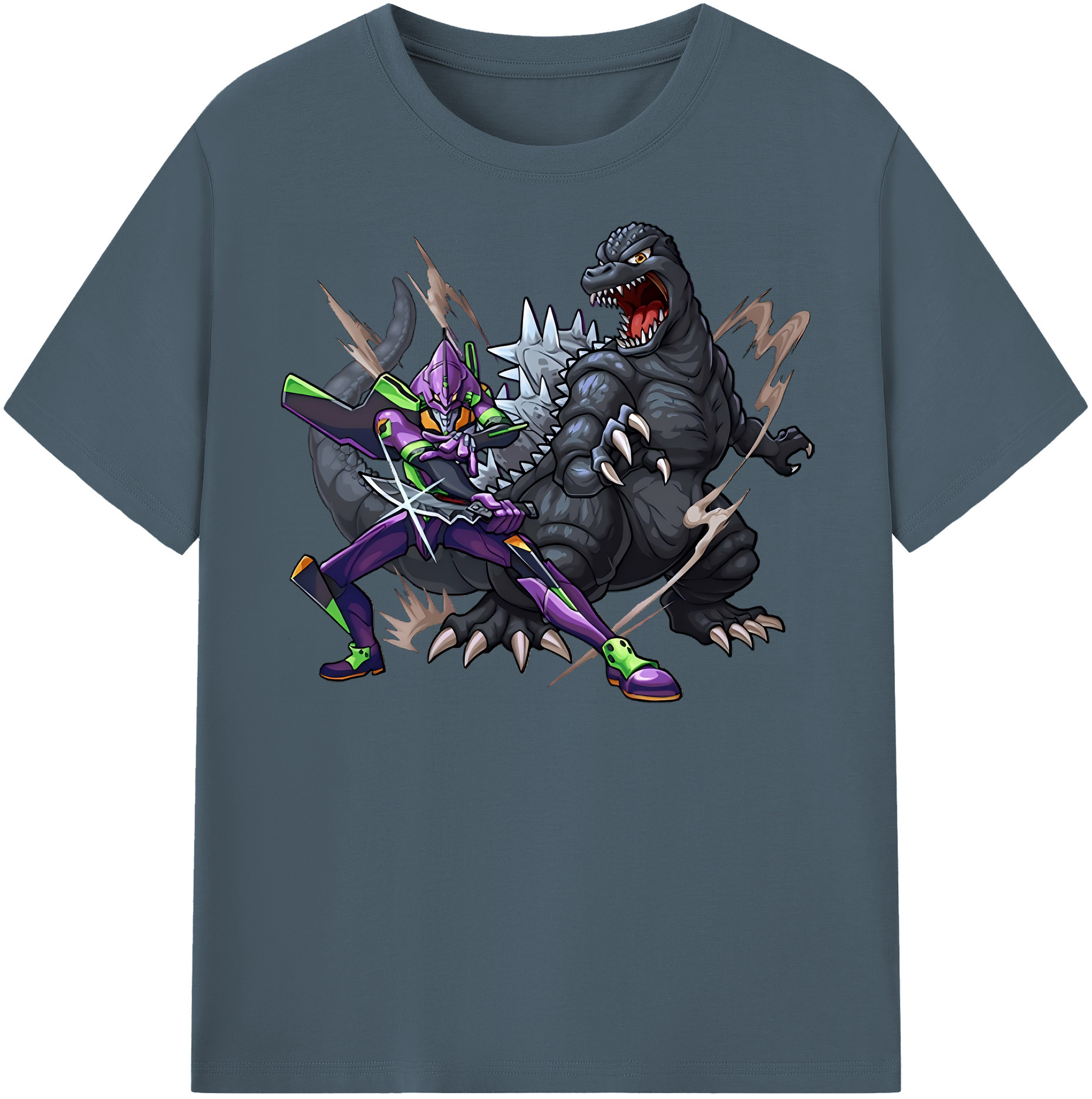 （画像用） EVA 新世紀エヴァンゲリオン 綿100％半袖Tシャツ（フロントプリント）